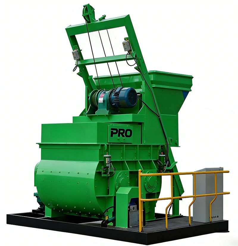 Twin Shaft Cement Concrete Mixer