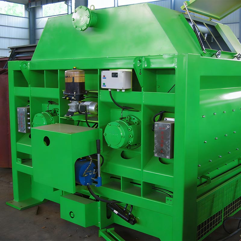 میکسر بتن سیمانی دو شفت